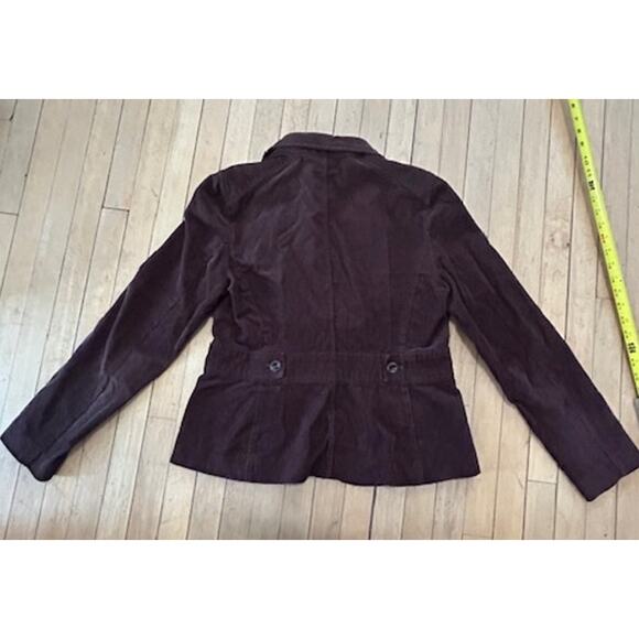Liz Claiborne Villager Brown Corduroy Womens Cotton Blazer Size 8 - Picture 2 of 11